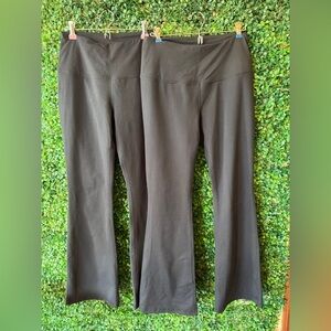 2 Pairs Zella Live In Flare Black Activewear Leggings/  Pants